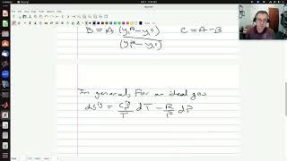 Example Calculating Change in Entropy for a Binary Mixture