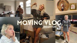 MOVING VLOG (part 1) - Living alone in brighton +  flat tour, becoming fully self employed.