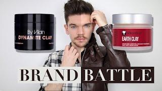 By Vilain Dynamite Clay vs. Salon Guy Earth Clay | Brand Battle