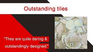 ROCKY.ART tiles from V&B Fliesen – Martin Beeh presents glazed porcelain stoneware tiles