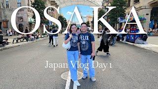 Osaka Vlog Day 1 | DXB - SIN - KIX | Universal Studios Japan