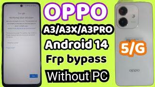 Oppo A3 5g CPH 2669 Frp bypass/oppo A3 5g Frp bypass without PC/Oppo cph 2669 google unlock  remove