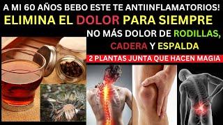 mezcla esta 2 plantas para quitar la inflamación y el dolor de Rodillas, Cadera y Espalda