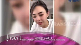 INGIN SEGERA MENIKAH , AMANDA MANOPO UNGKAP MERTUA IDAMDAN