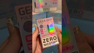 Unboxing—-Geekbar Pulse 15k 0% nicotine Strawberry B- pop #unboxing #geekbar #vape #vapor