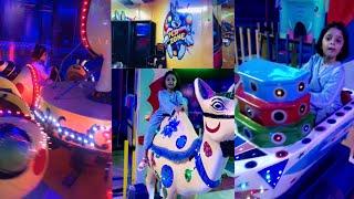 My niece Eshaal Enjoying in play zone| Enjoying play area and eating food|Tasty bites with shumaila