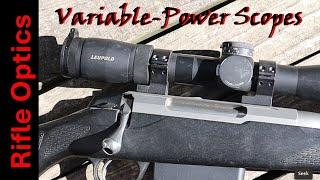 Variable Power Rifle Scopes