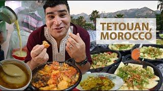 DEEP in old madina of Tetouan من هنا بدأت البيصارة المغربيه #moroccovlog #food #tetouan #morocco