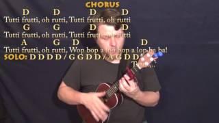 Tutti Frutti (Little Richard) Ukulele Cover Lesson with Chords/Lyrics - Capo 3rd