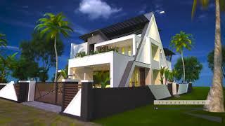 3D Modern Villa Exterior