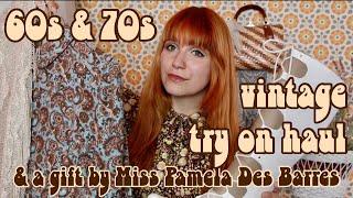 60s & 70s vintage try on haul I A gift from Miss Pamela Des Barres