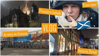 [Edimbourg] Vlog 1- Arrivée en Ecosse, room tour, première balade de nuit !