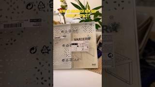 IKEA VARIERA Shelf Insert | IKEA Finds| IKEA Kitchen Tools | Kitchen Tip #shorts #shortsvideo #ikea