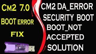 CM2 Dongle DA ERROR SECURITY BOOT SOLUTION By AMS TECH