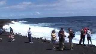 New Kaimu Black Sand Beach, Kalapana