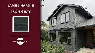 James Hardie Iron Gray Siding Color Project Examples & Design Ideas