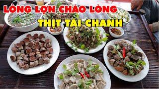 LÒNG LỢN CHÁO LÒNG  THỊT TÁI CHANH • THỊT DẢI XÀO MẺ - 6 Anh Em Trên 1 Chiếc Xe Tăng