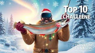  Holiday Fishing Frenzy! | Top 10 Freshwater Challenge in Real VR Fishing | Thinkum Dinkum 