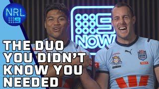 Funny Isaah Yeo and Brian To'o make the ULTIMATE DUO: State of Origin | NRL on Nine