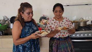 La Colega Y Gran Amiga de Doña Fabi nos enseña Hacer pulique de res, Comida chapina