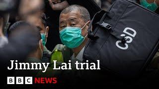 Jimmy Lai denies foreign collusion in landmark trial in Hong Kong | BBC News