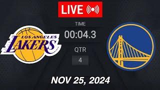 NBA LIVE! Golden State Warriors vs Los Angeles Lakers | November 25, 2024 | 2024 NBA Season Live 2K