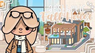 Aesthetic Beige Fall Modern Mansion [aesthetic house design] Toca Life World