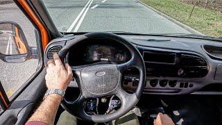 1998 Ford Transit Mk3 [2.5 D 75HP] | POV Test Drive #1170 Joe Black