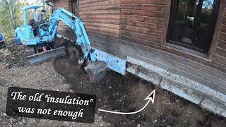 Main house renovation (ep5) - Backyard Foundation Finished