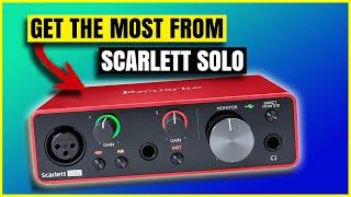 14 Tips To Get Started With The Focusrite Scarlett Solo 3rd gen