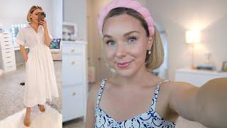 Chatty GRWM + A New Shirtdress for Summer