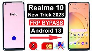 REALME 10 FRP BYPASS ANDROID 13 | REALME 10 (RMX3630) GOOGLE LOCK BYPASS | REALME 10 FRP UNLOCK | 