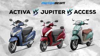 Jupiter vs Activa vs Access - Which One To Buy?