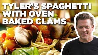 Tyler Florence's Spaghetti with Oven Baked Clams | Tyler's Ultimate | Food Network