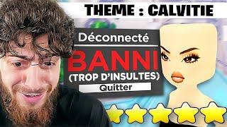 JE ME FAIS BAN DE DRESS TO IMPRESS  (tout le monde se moque de moi sur les défilés ROBLOX)