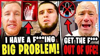 Justin Gaethje REVEALS SAD NEWS! Dana White RELEASES UFC fighter! Islam Makhachev next move LEAKED!?