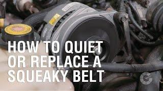 How To Quiet Or Replace A Squeaky Belt | Autoblog Wrenched