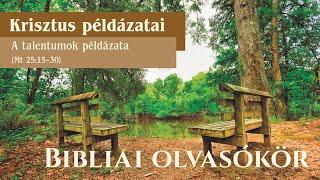 OLVASÓKÖR: Krisztus példázatai - A talentumok példázata, Reisinger János