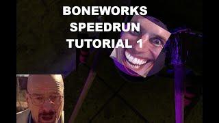 BONEWORKS Any% Speedrun tutorial breakroom, museum, streets