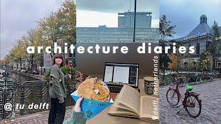 week in my life as an architecture student at TU Delft | library days