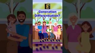 Generation Differentiation / Generation Name and Year of associate with‍‍ #generation #facts