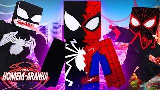 Minecraft: HOMEM ARANHA vs VENOM - O FILME COMPLETO! ‹‹ P3DRU ››