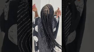 HOW I BRAID MY OWN HAIR #blackhair #cornrows #braids #cornrowstyles #diy