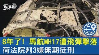 8年了! 馬航MH17遭飛彈擊落 荷法院判3嫌無期徒刑｜TVBS新聞