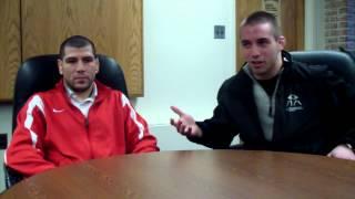 ESU Wrestling - Head Coach Joey Rivera, DII SR1 OW Brendan McKeown 2-25-13