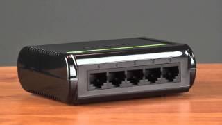 TRENDnet 5-Port 10/100Mbps Fast Ethernet Switch TE100-S5