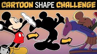 Cartoon Character Silhouette Challenge