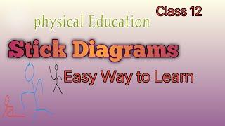 stick Diagram in yoga Class 12 physical education.   .... subscribe my channel guys for more video