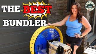 The Best Firewood Bundler! The Dyna FB10 We'll Show You Why!