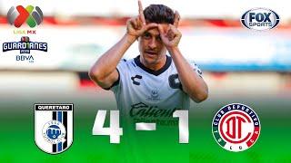 Querétaro - Toluca [4-1] | GOLES | Jornada 8 | Liga MX Guard1anes 2020